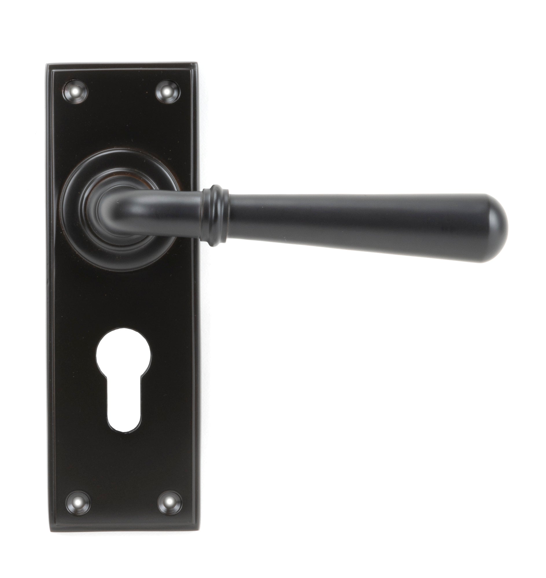 Aged Bronze Newbury Lever Euro Lock Set