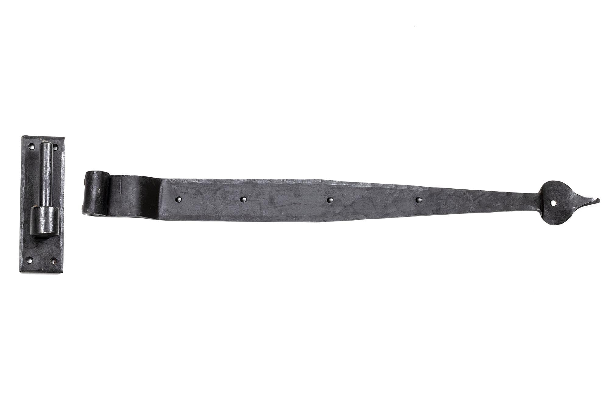 External Beeswax 24" Hook & Band Hinge - Cranked (pair)