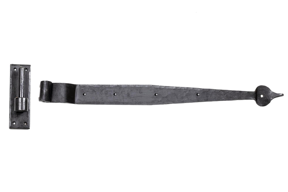 External Beeswax 24" Hook & Band Hinge - Cranked (pair)