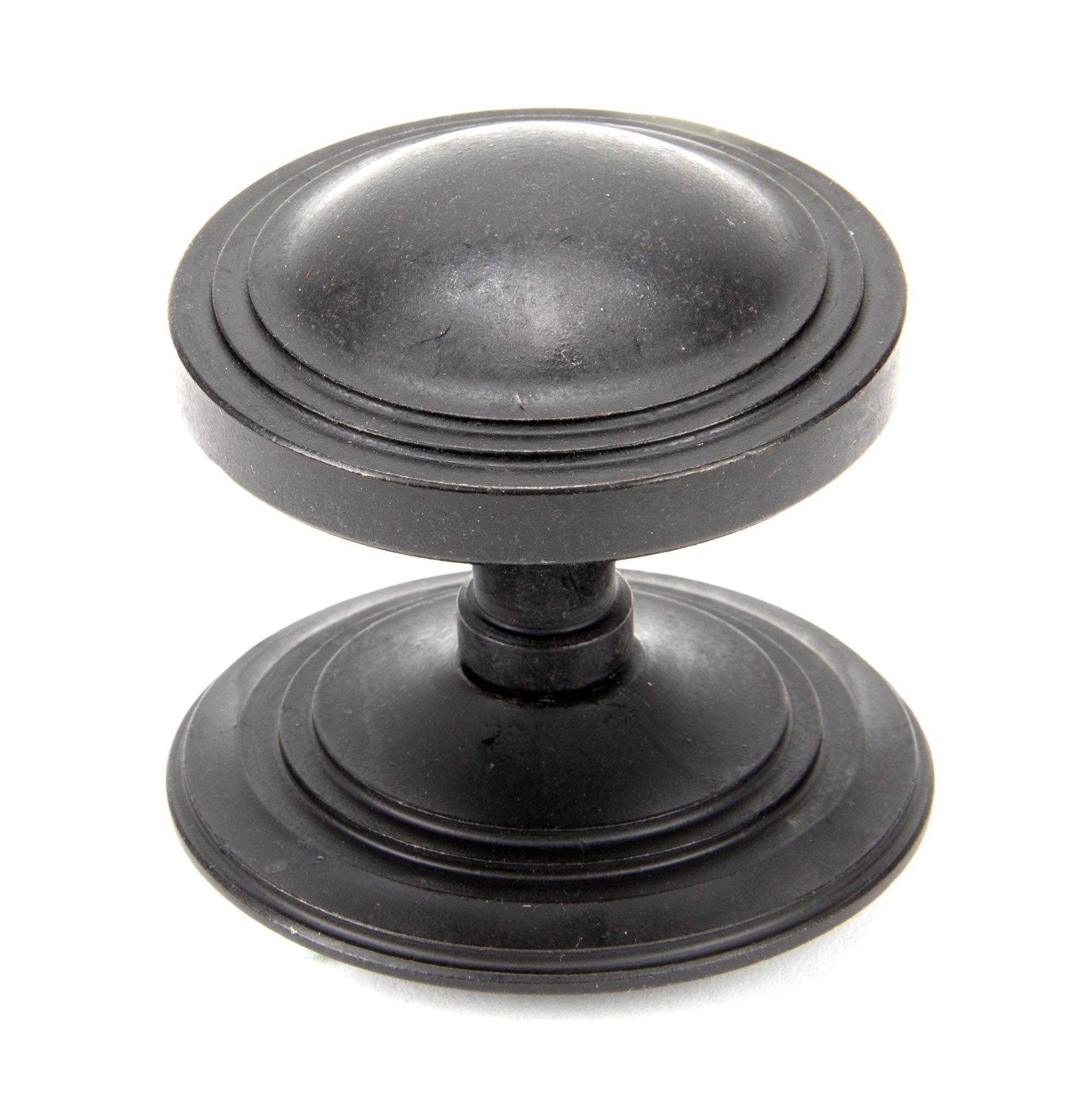 External Beeswax Art Deco Centre Door Knob