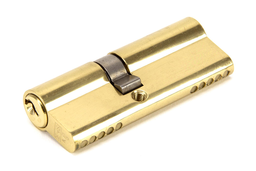 Lacquered Brass 35/45 Euro Cylinder