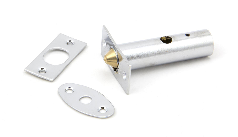 Polished Chrome Security Door Bolt