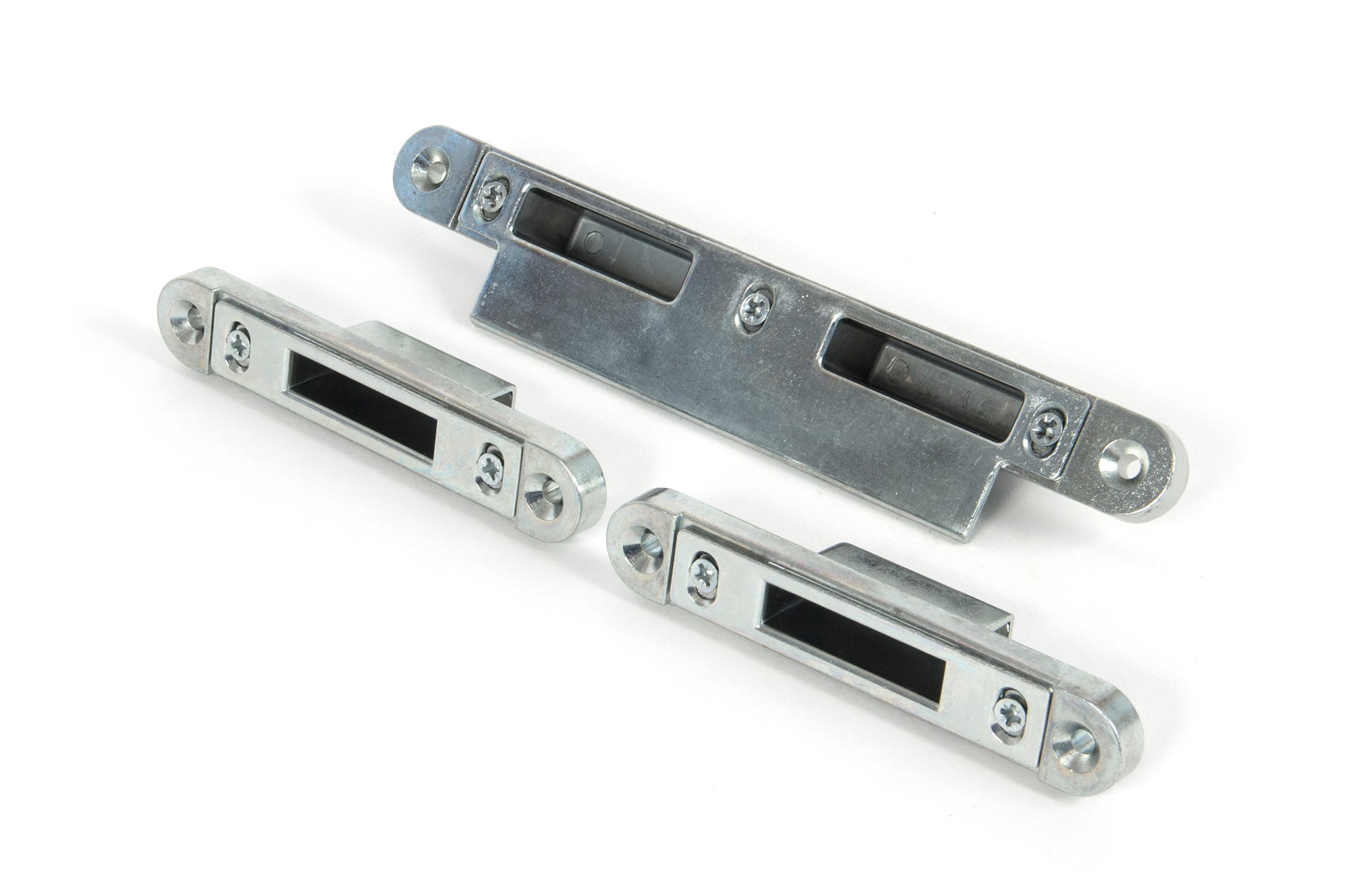 Bright Zinc Plated Espag Keep Set - 44mm Door