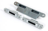 Bright Zinc Plated Espag Keep Set - 57mm Door