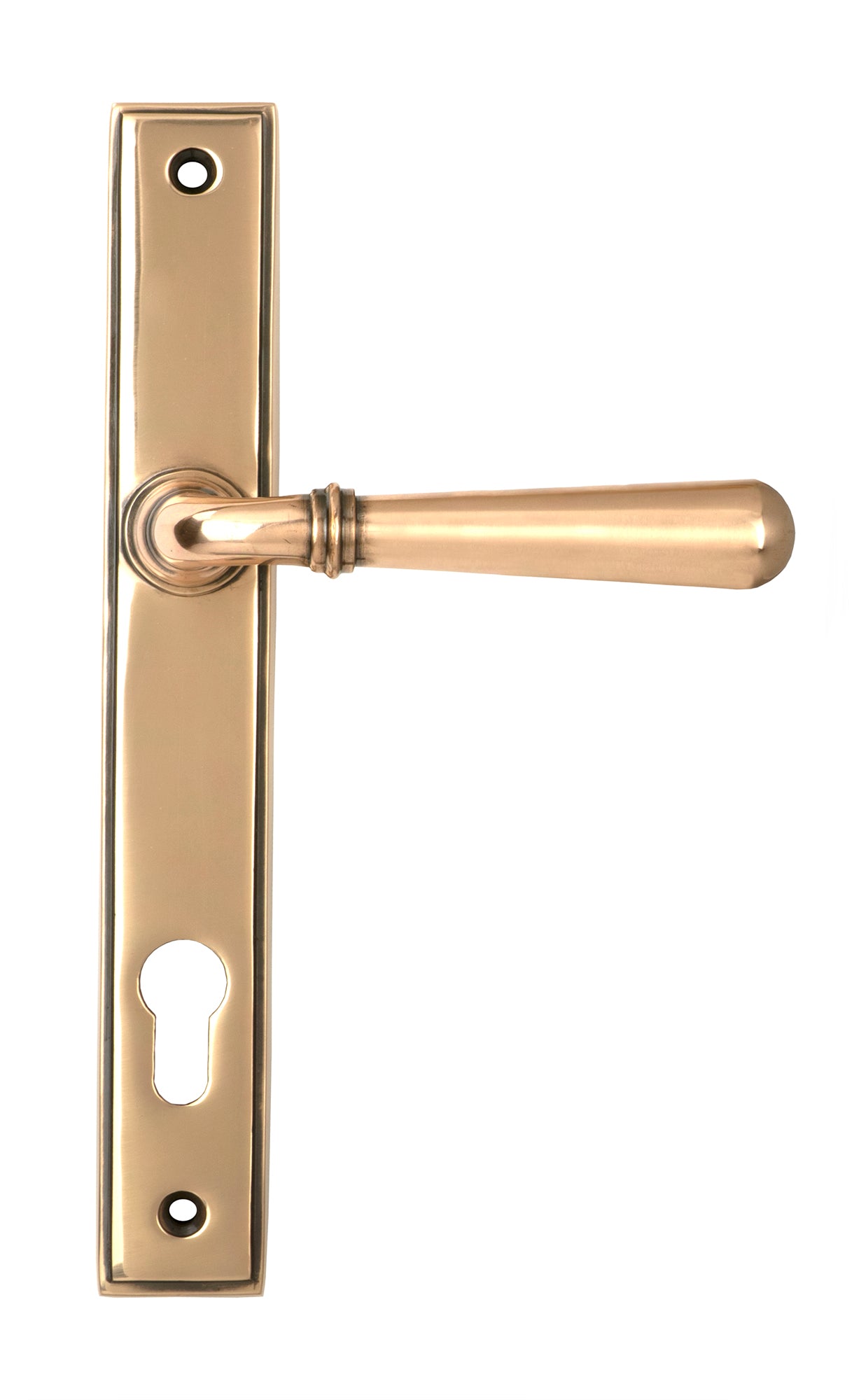 Polished Bronze Newbury Slimline Lever Espag. Lock
