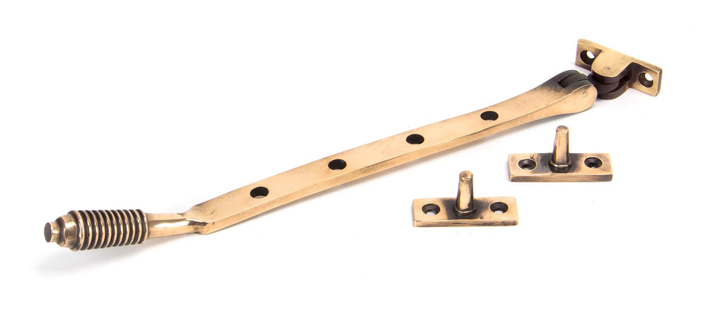 Polished Bronze 10" Reeded Stay