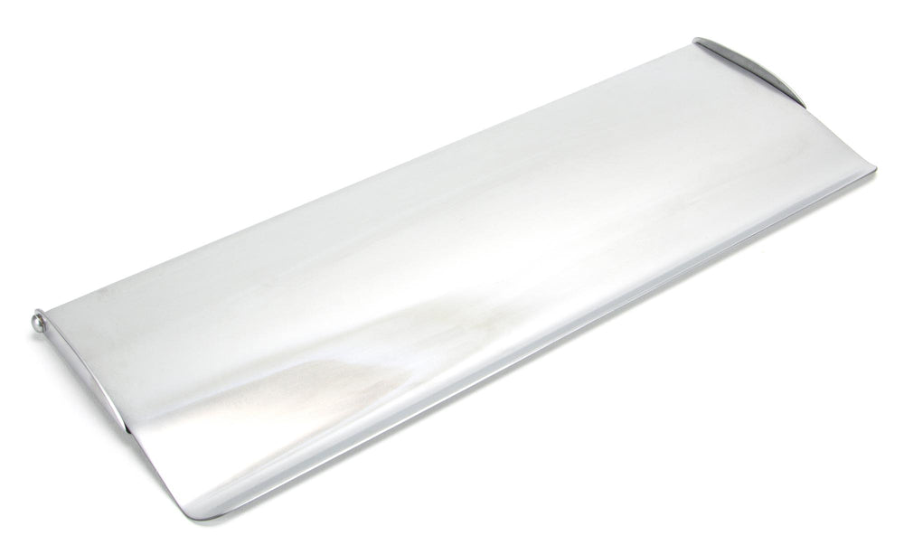 Satin Chrome Large Letter Plate Cover