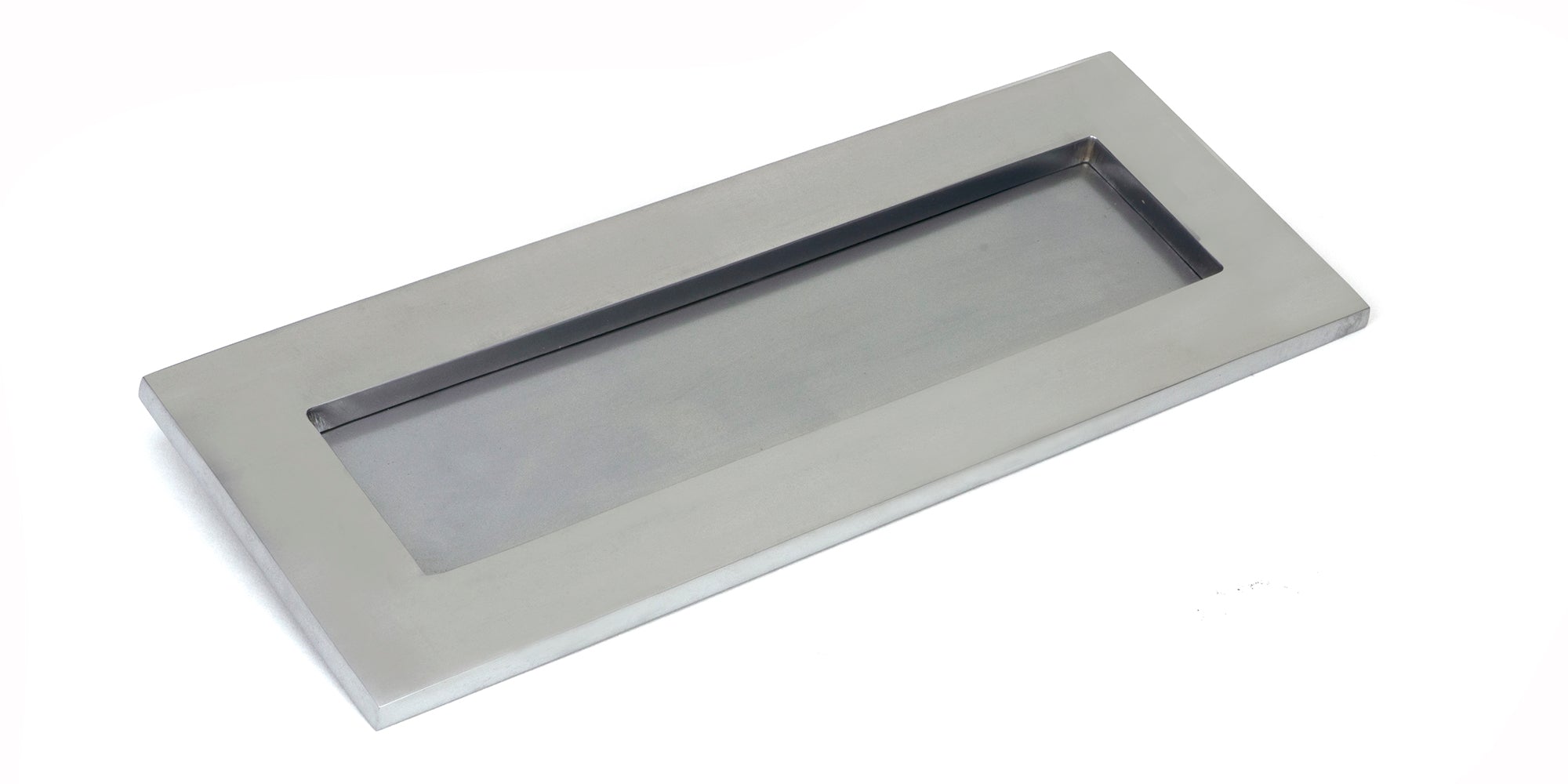 Satin Chrome Small Letter Plate