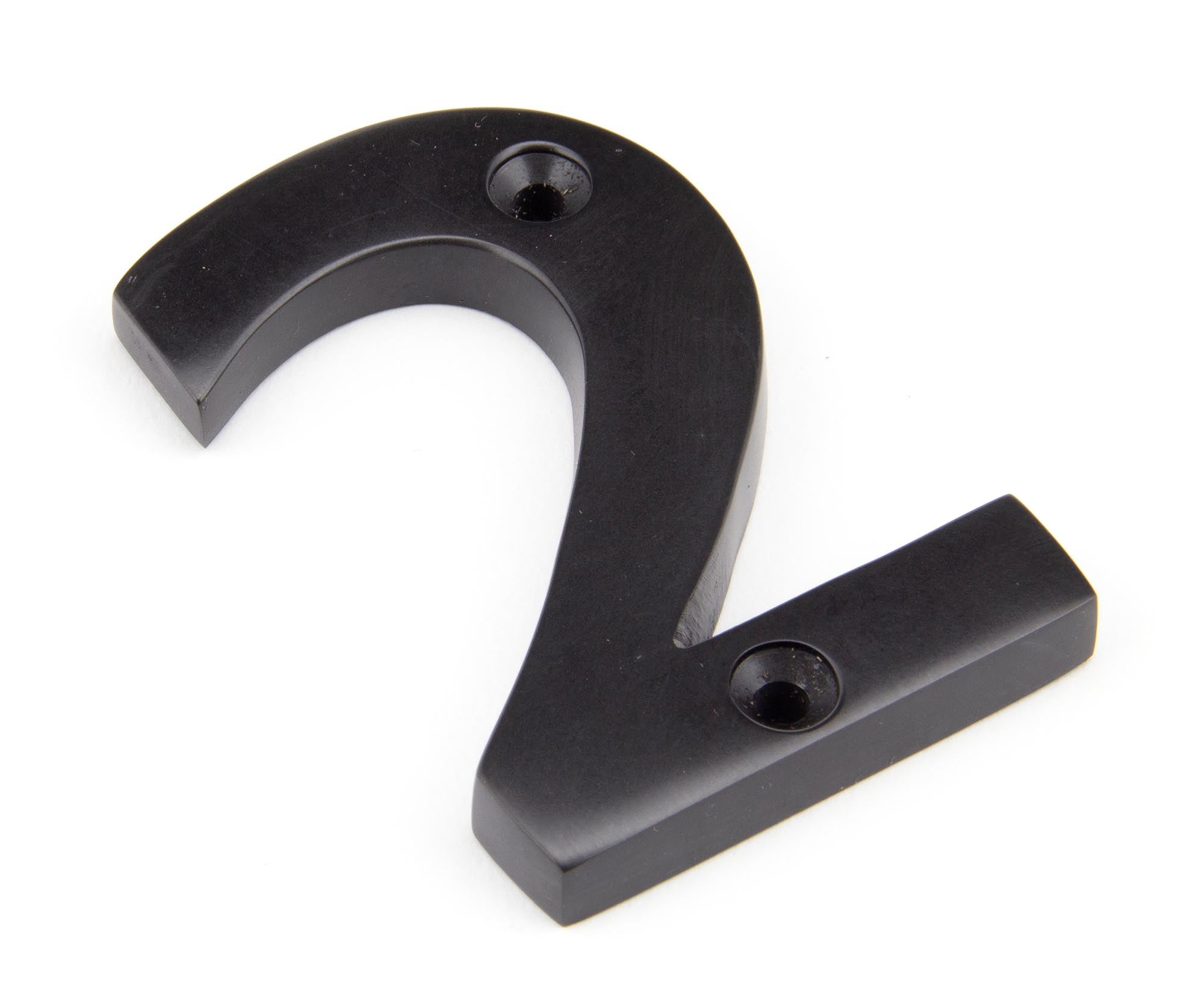 Aged Bronze Numeral 2