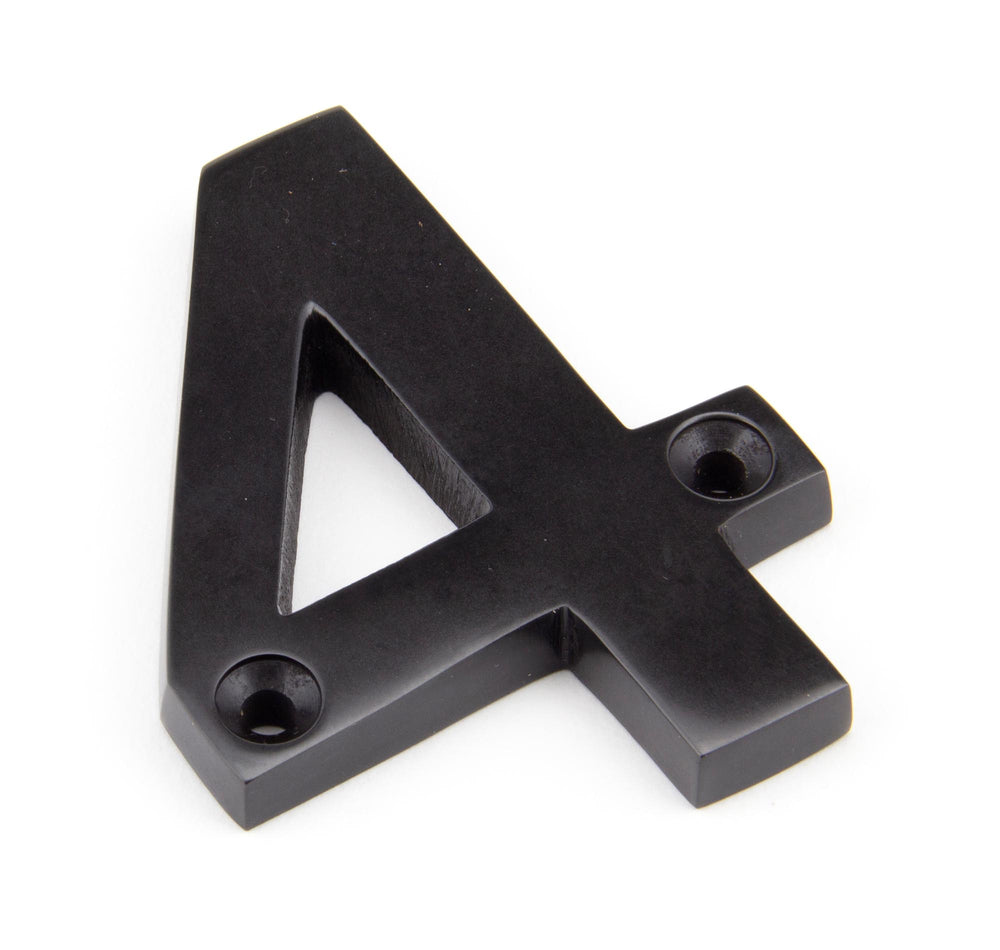 Aged Bronze Numeral 4