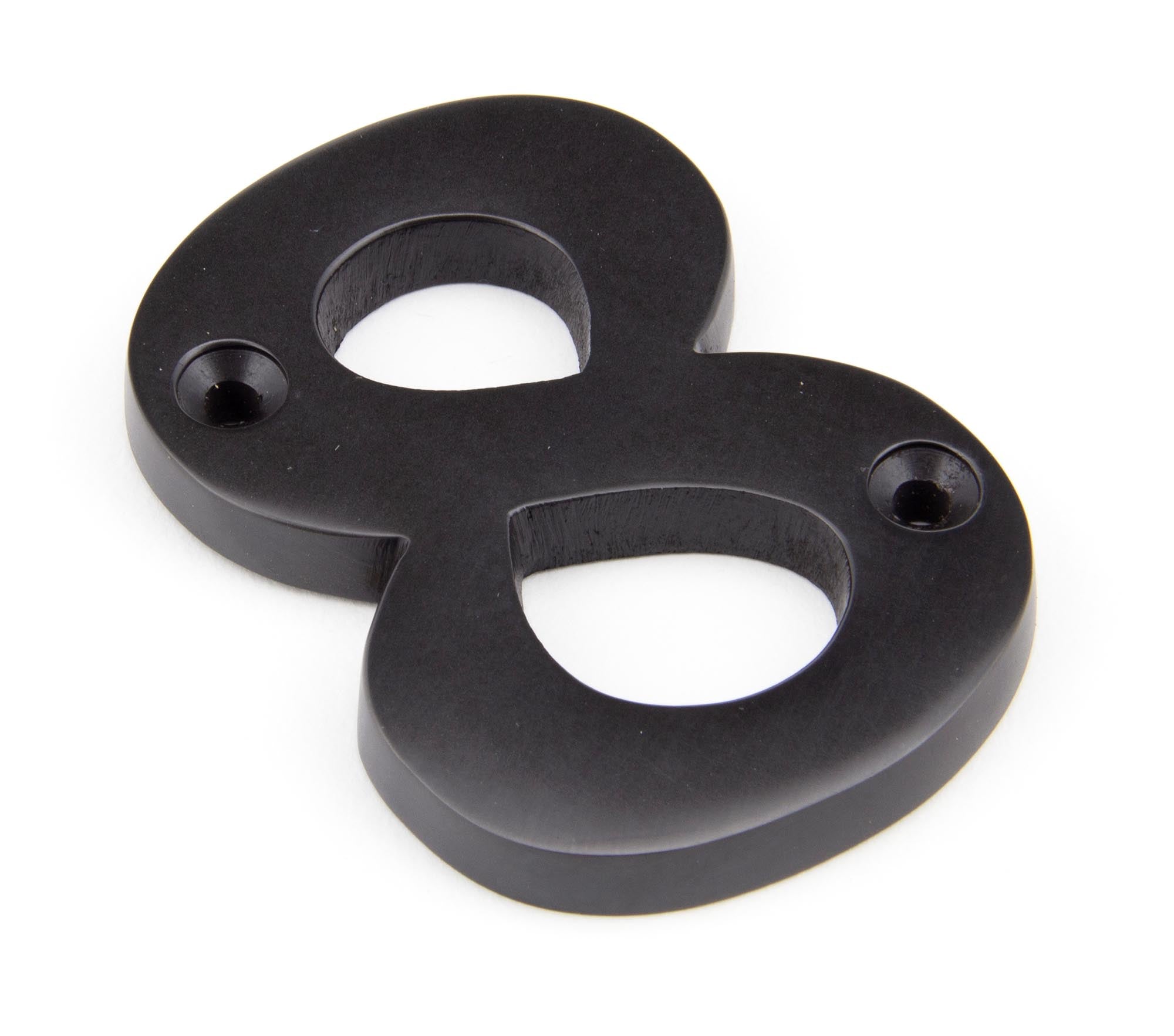 Aged Bronze Numeral 8