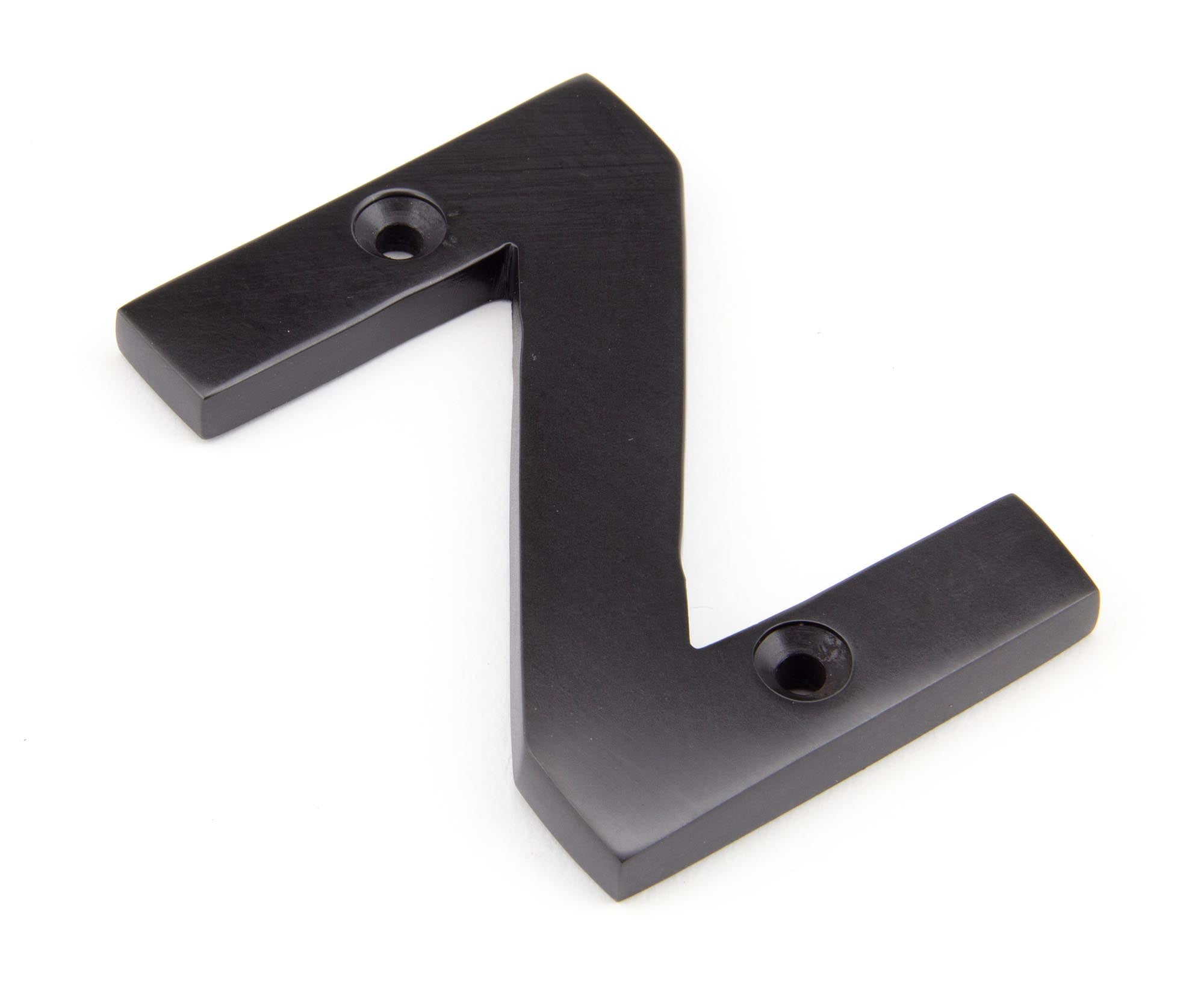 Aged Bronze Letter Z