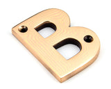 Polished Bronze Letter B
