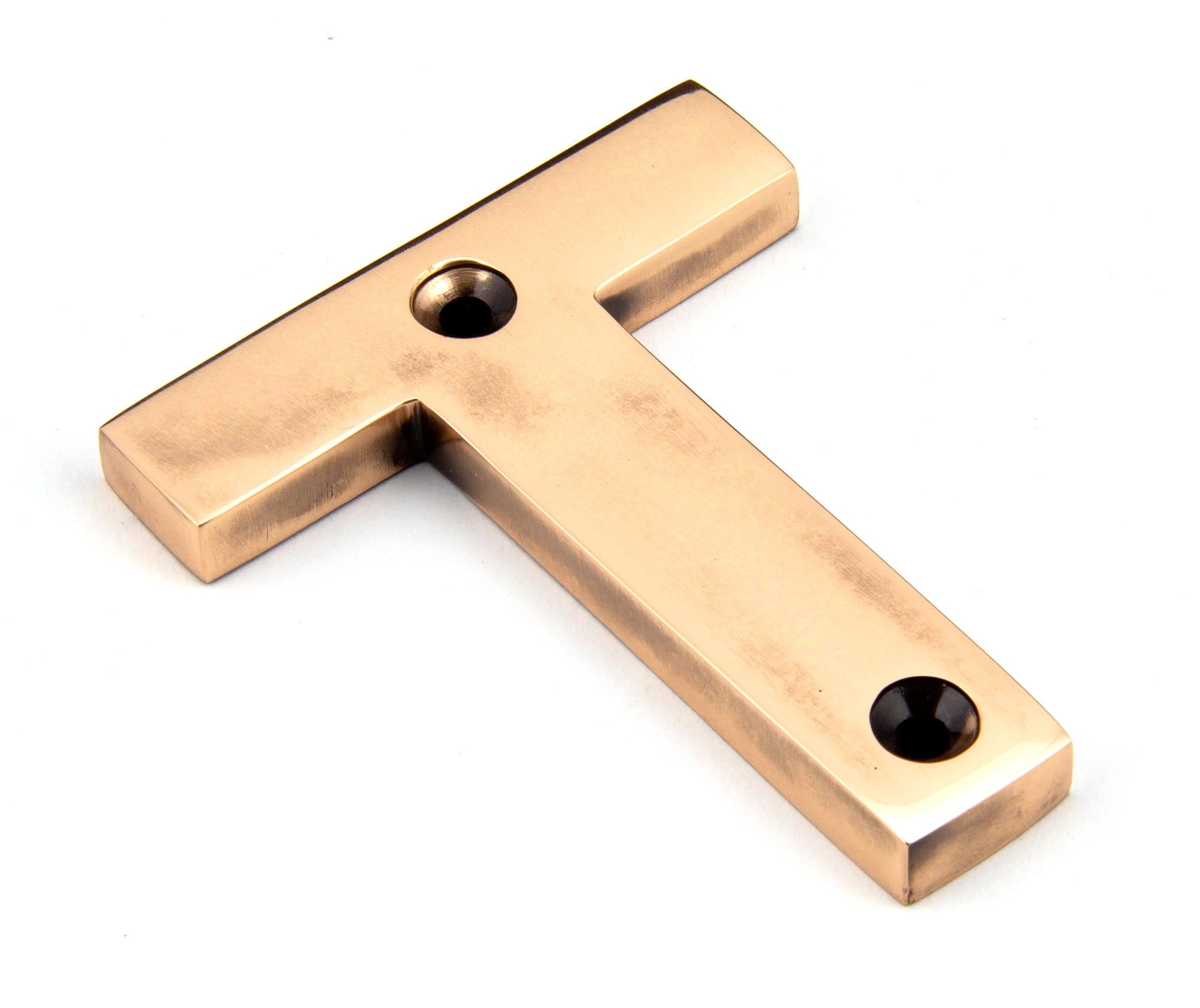 Polished Bronze Letter T