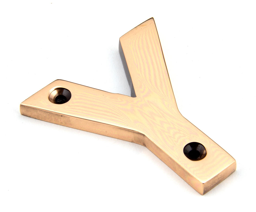 Polished Bronze Letter Y