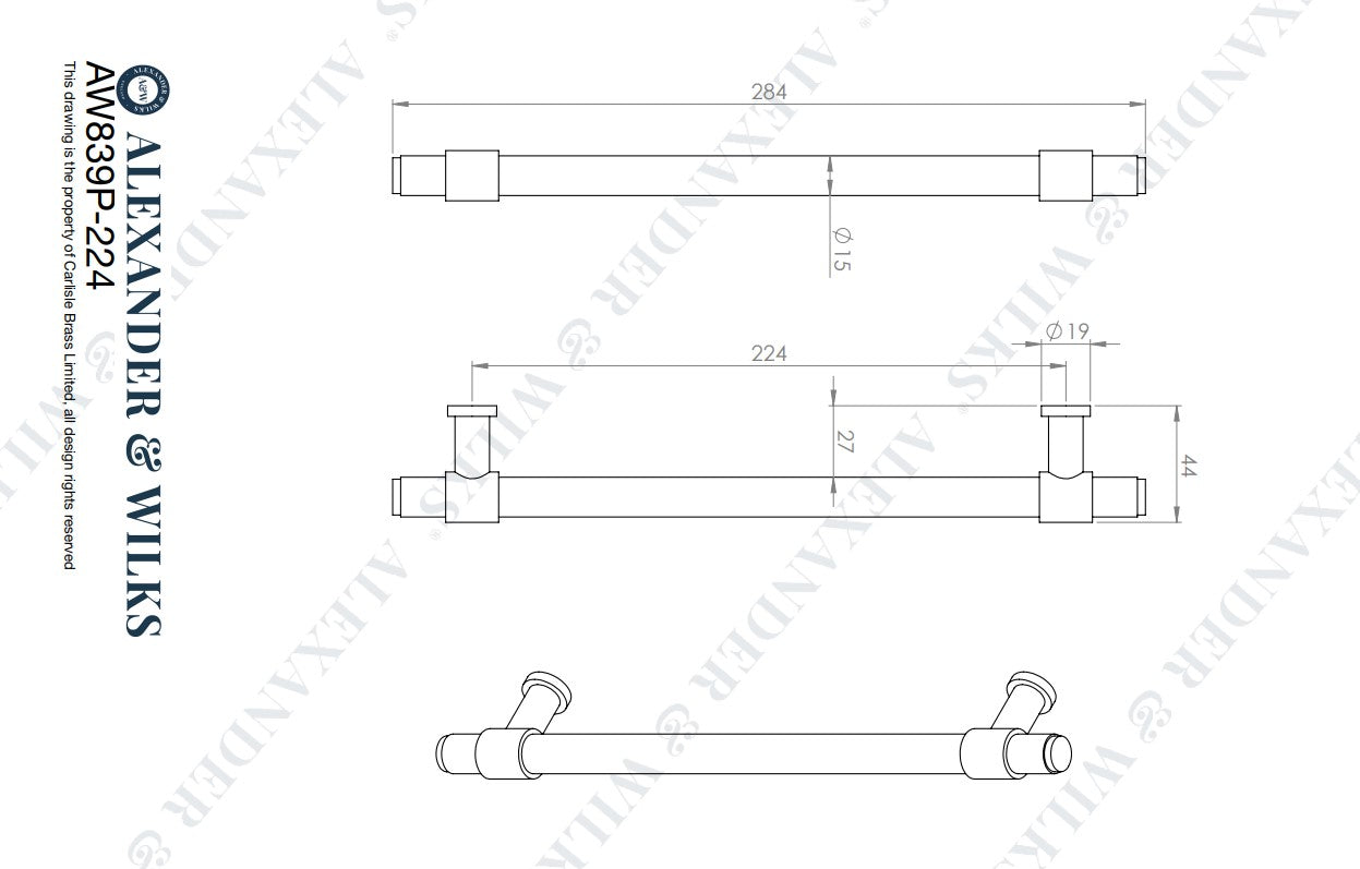 Kingston Plain Pull Handle