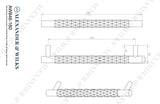 Diamond Cut Cabinet Pull