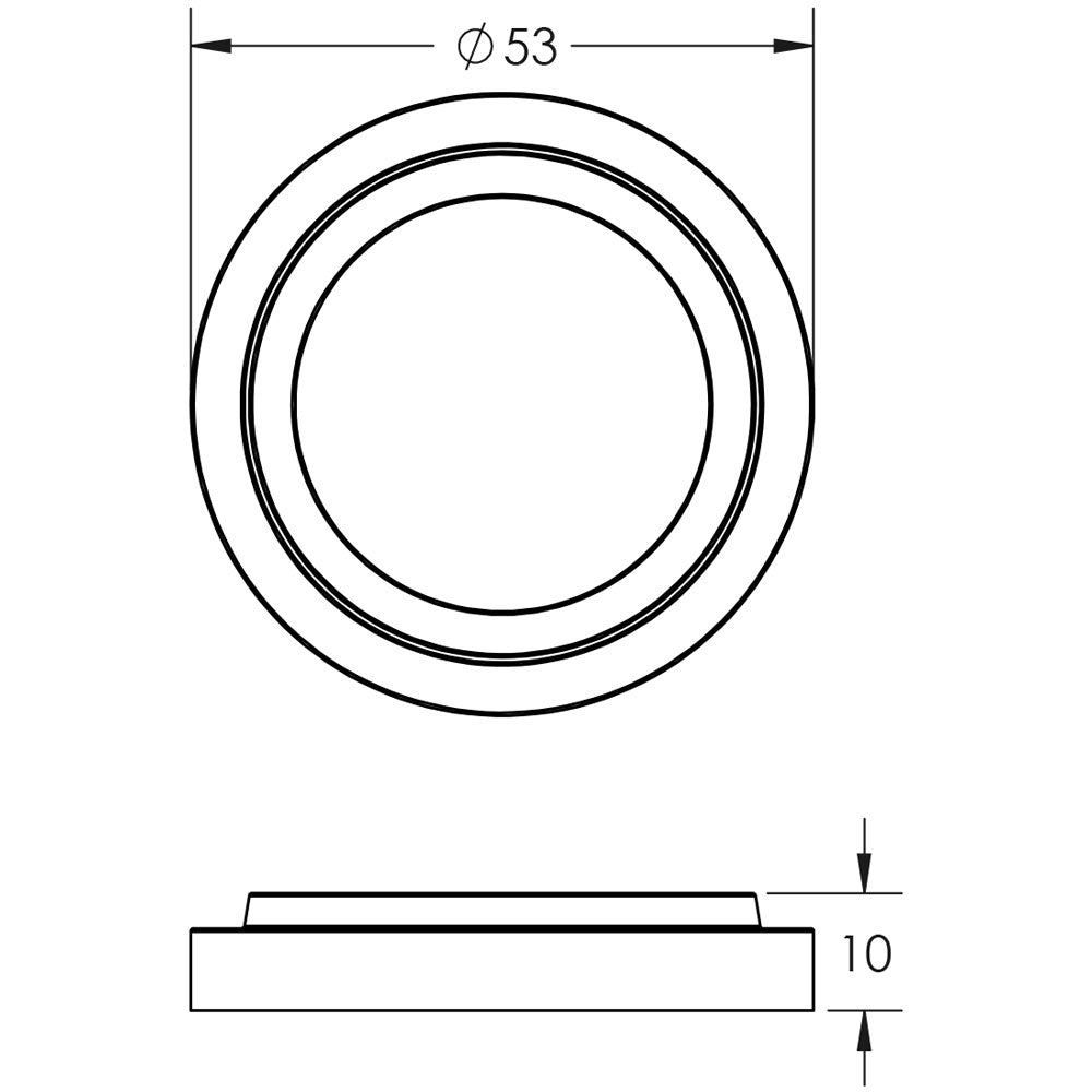 Burlington Stepped Outer Roses for Escutcheons