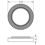 Burlington Reeded Outer Roses for Escutcheons