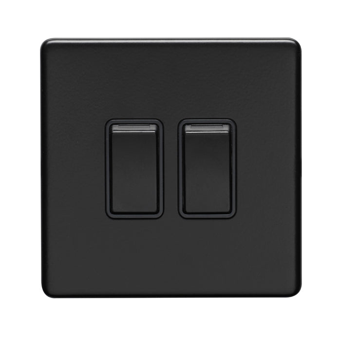 Concealed 3mm 2 Gang Switch