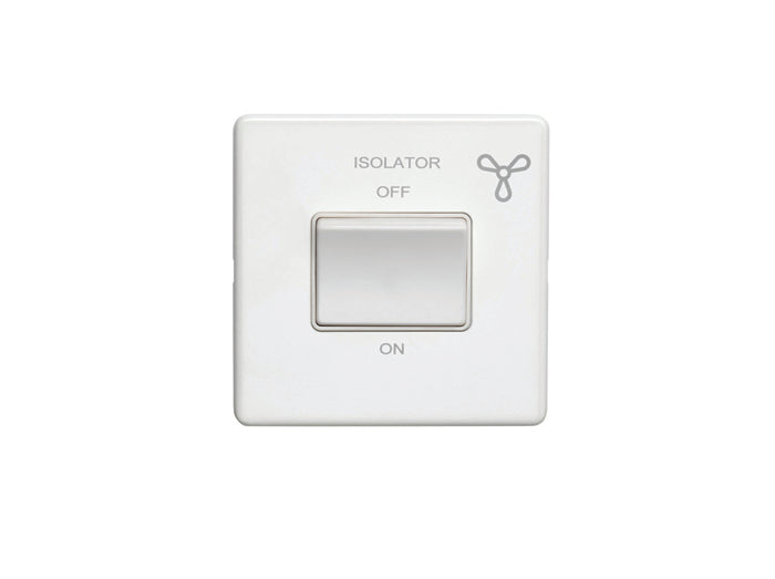 Concealed 3mm Fan Isolator Switch
