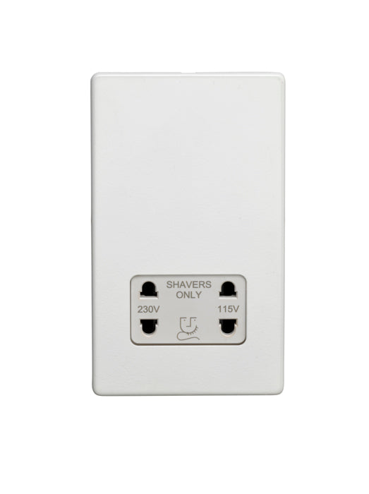Concealed 3mm Shaver Socket
