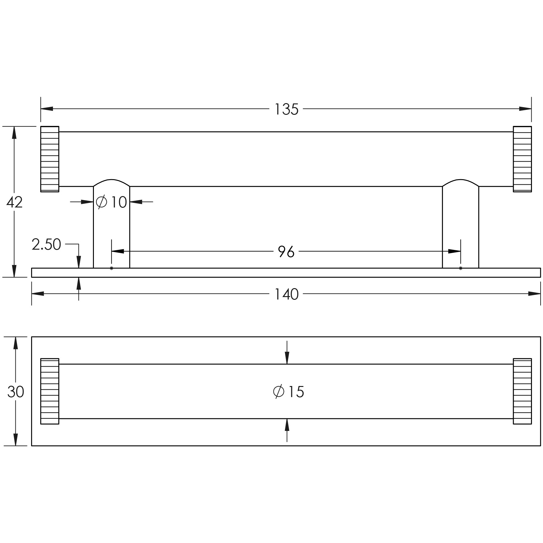 Hoxton Thaxted Cabinet Handles