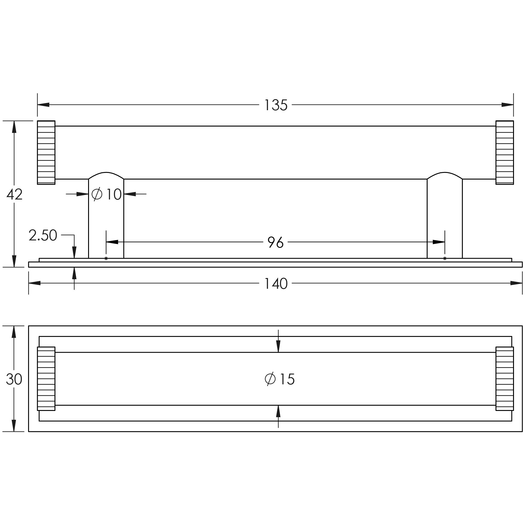Hoxton Thaxted Cabinet Handles