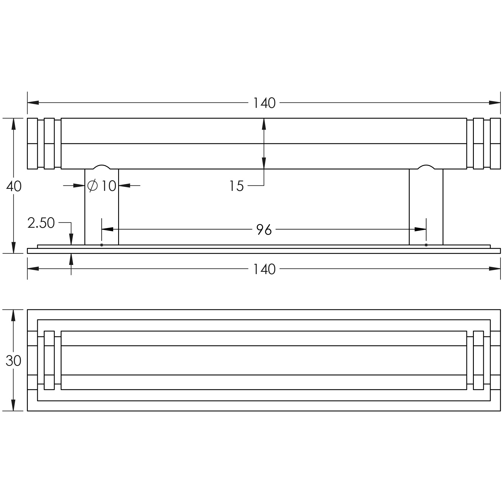 Hoxton Nile Cabinet Handles