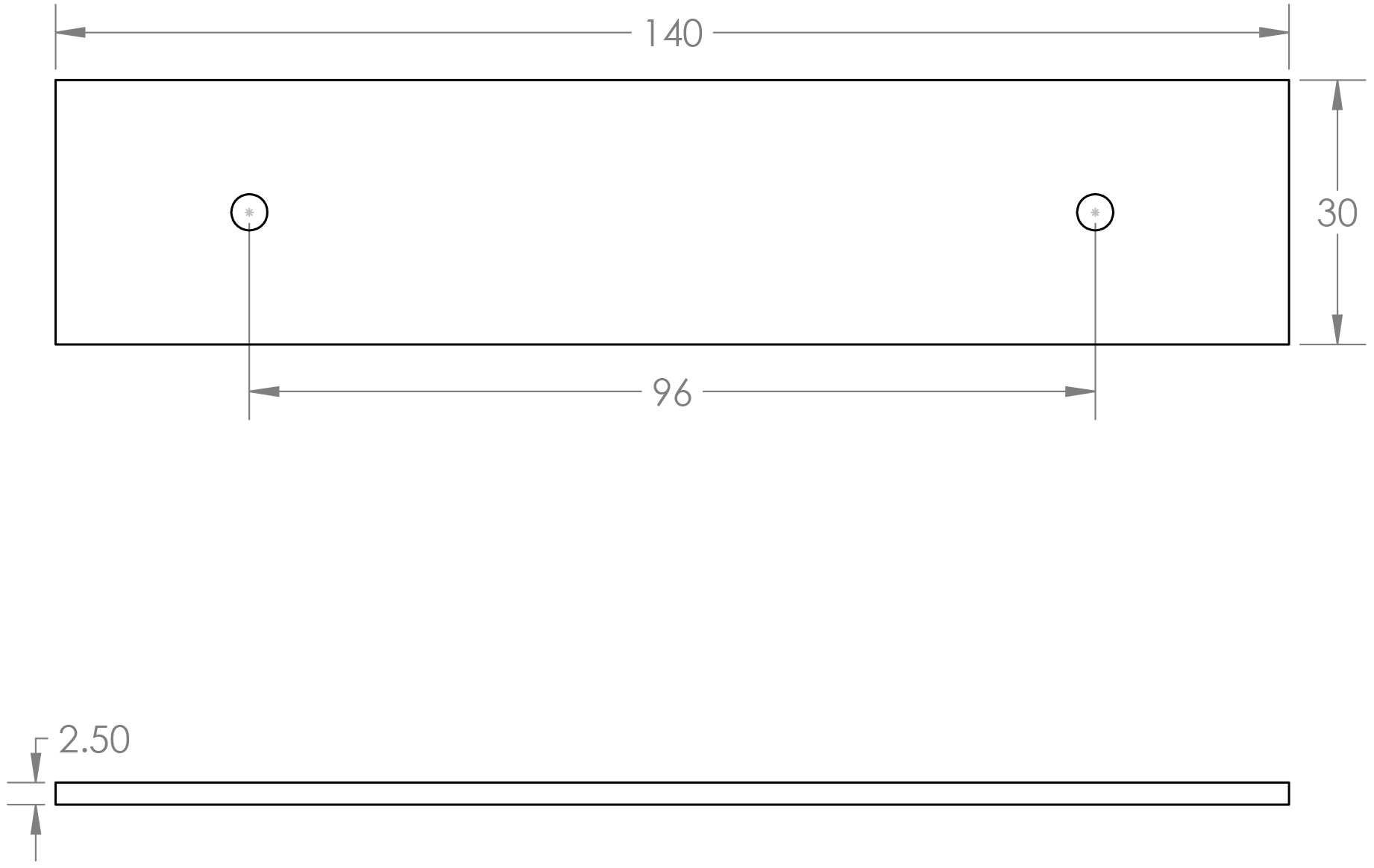 Hoxton Fanshaw Backplates for Cabinet Handles