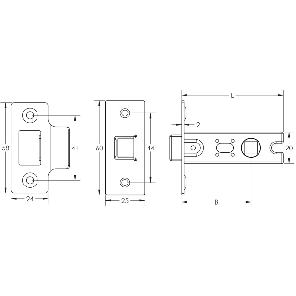 Complete Midtown Door Handle Pack - Internal Doors - Black