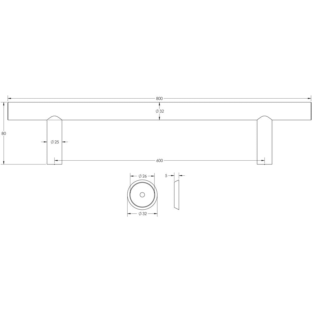 Three One Six Guardsman Pull Handles