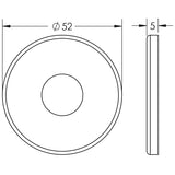 Stainless Steel Cover Only to Suit Release no Indicator