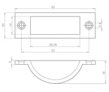 Jedo Zinc Easy Clean Bolt Socket