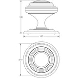 Jedo Sloane Centre Door Knobs 102mm