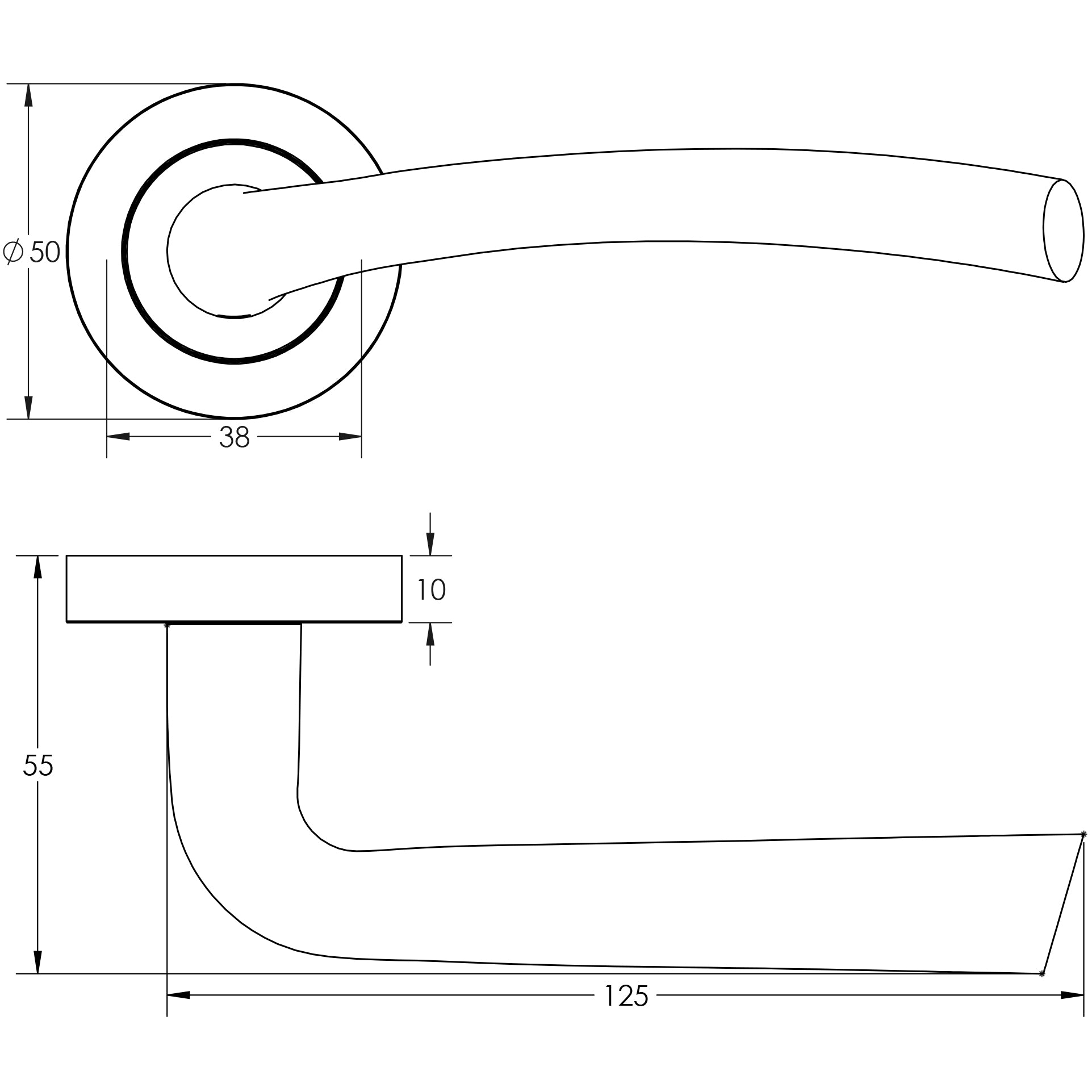 Jedo Opal Door Handles