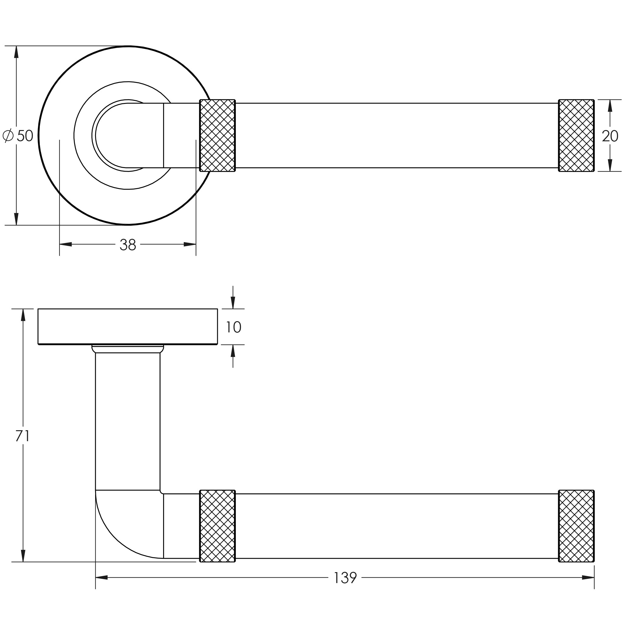 Jedo Midtown Door Handles