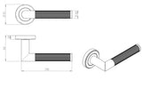 Trend Lines Lever On Round Rose