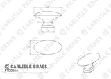 Oval Knob