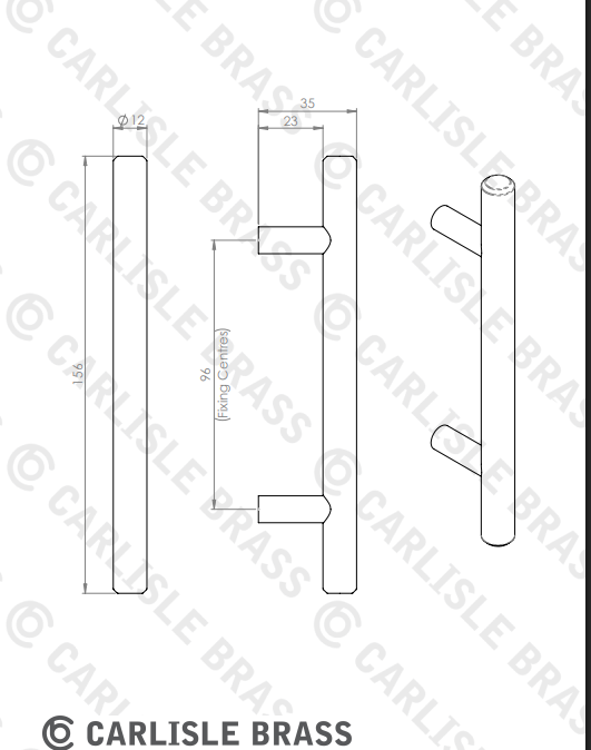 Steel T-Bar Handle