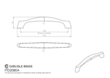 Chunky Arched Grip Handle
