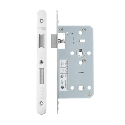 2 Piece - DIN bathroom - 78mm c/c - backset 55mm - radius