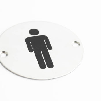 Stainless Steel Male Symbol