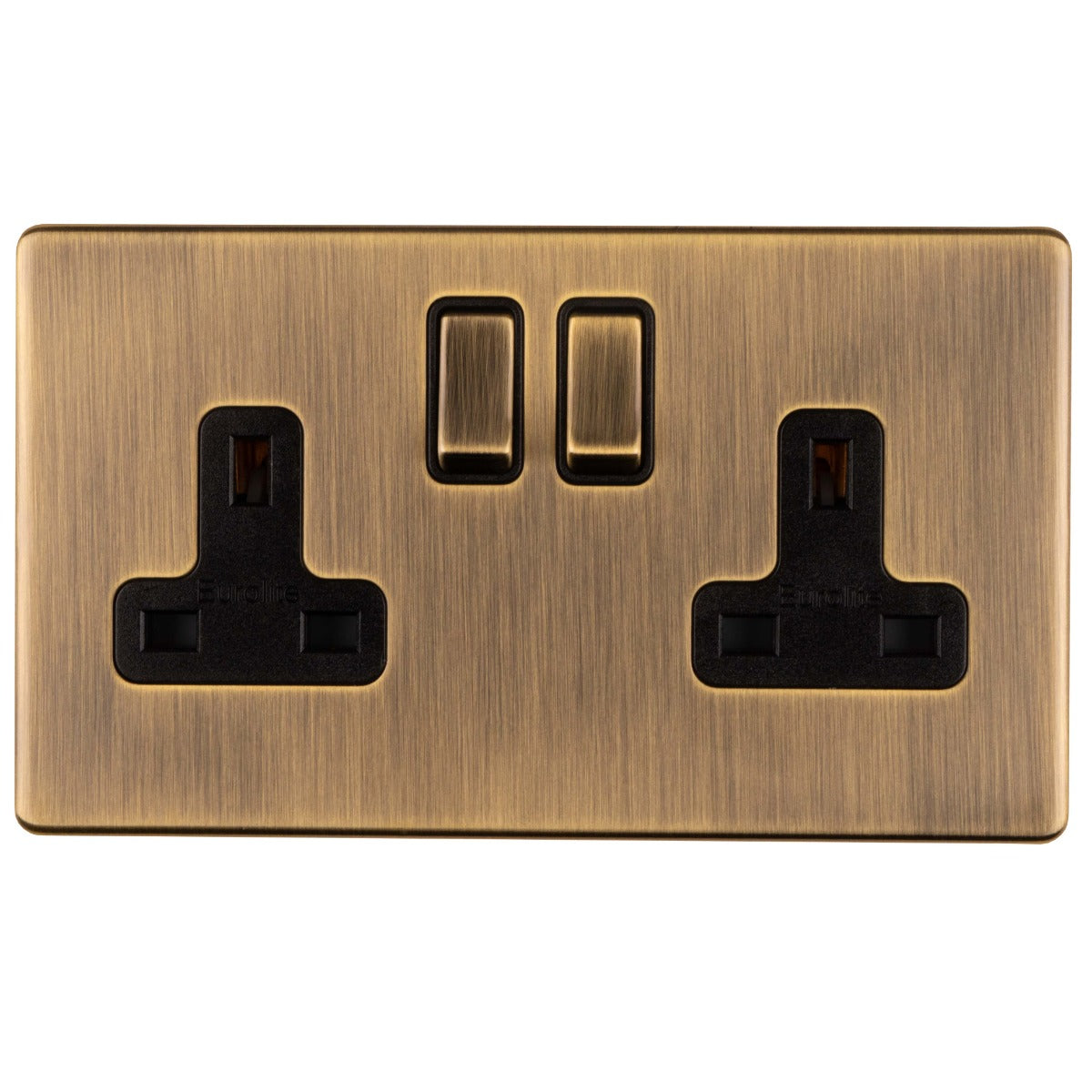 Concealed 3mm 2 Gang Socket