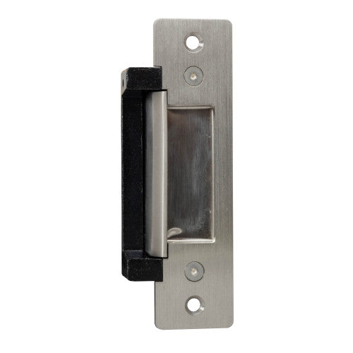 ANSI Unmonitored electric strike, 12/24vdc selectable, fail safe/secure selectable, includes short and long face plates