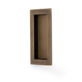 Rectangular flush pull