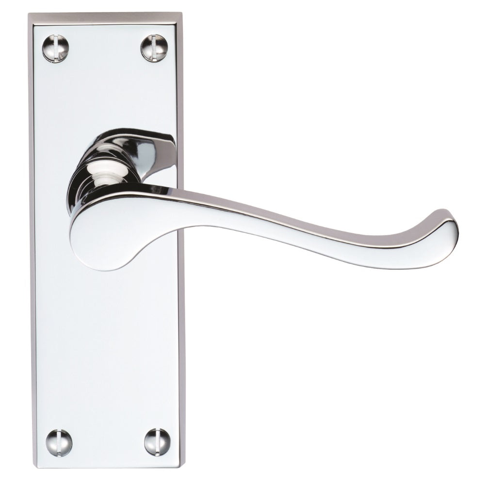 Victorian Scroll Lever on Backplate