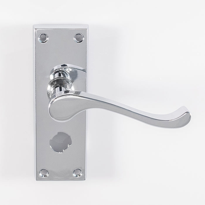 Contract Victorian Scroll Lever on Backplate