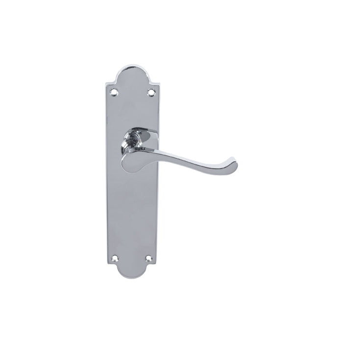 Victorian Scroll Lever On Shaped Backplate - (Contract Range)