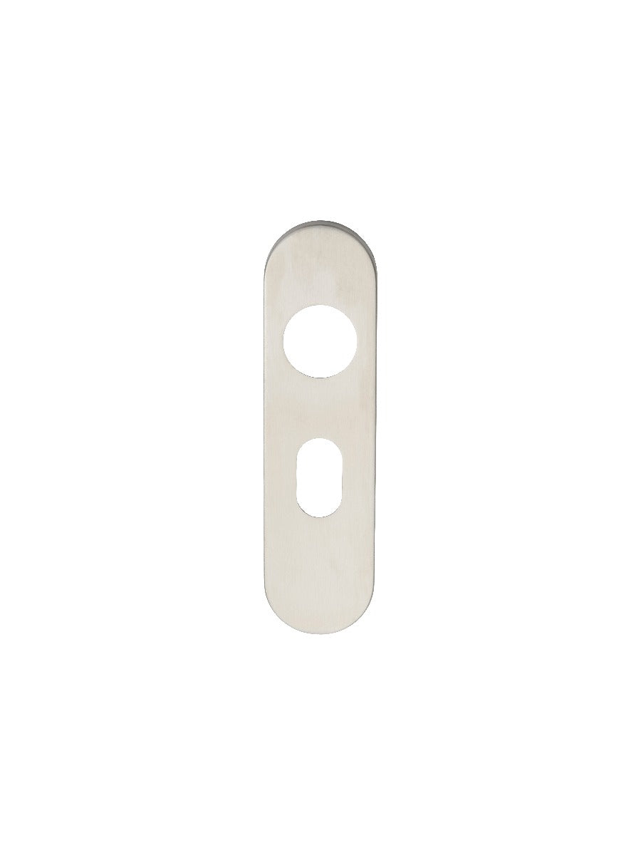 Skip to the end of the images gallery Skip to the beginning of the images gallery Cover Plates to Suit 201 Stainless Steel Safety Lever and Straight Lever Backplate